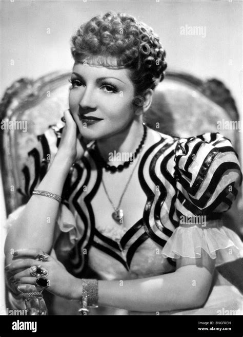 Actress Claudette Colbert Is Shown In Costume For The Title Role In Zaza In Hollywood Ca In