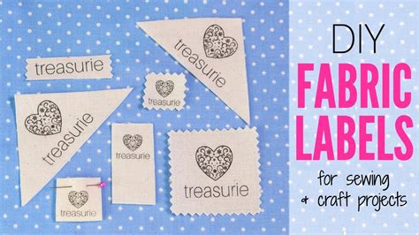 Make Your Own Clothing Labels Diy Fabric Labels Youtube