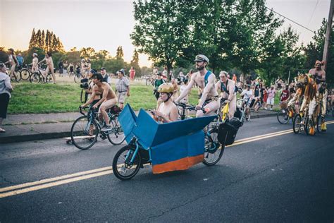 Butts Balls And Boobs Photos From The Portland World Naked Bike Ride