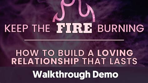 Plr Course Keep The Fire Burning Love And Relationship Course Youtube