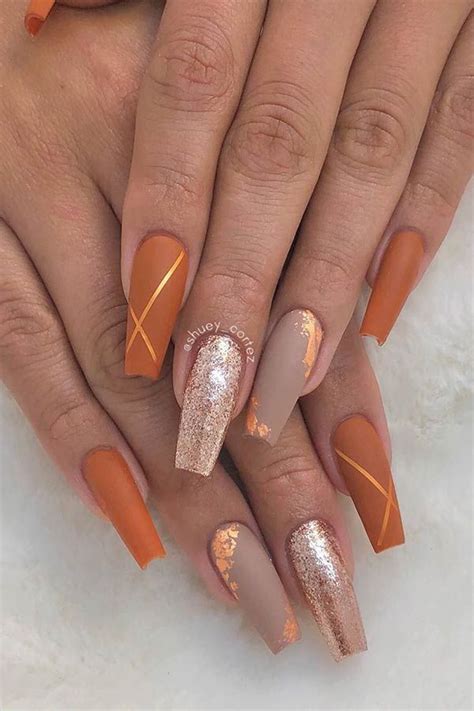 Acrylic Coffin Fall Nails The Latest Trend To Try In