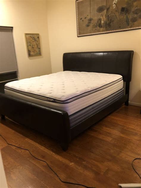 The right box spring or foundation provides support for your mattress so it has a longer life, and it will also ensure that your mattress warranty still applies because you took proper care of it. King size bed frame, Sealy king size mattress, and box ...