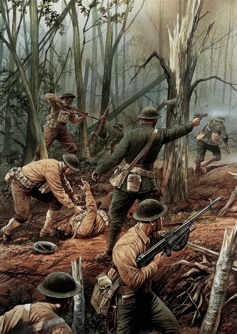 Battle Of Belleau Wood Ww1 Battles Arte Zombie Ww1 Art Ww1 History