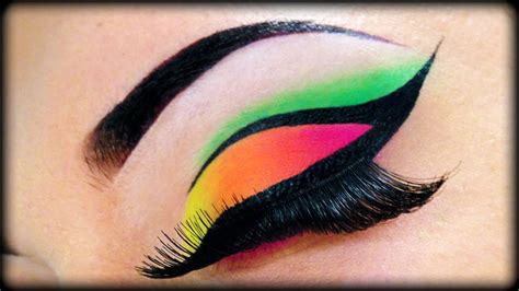 Neon Make Up Tutorial using Sleek MakeUp & Essence ft Kosmetik4Less ...