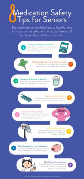 Infographic 8 Medication Safety Tips For Seniors Grace Barker