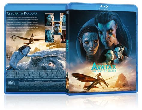 Avatar The Way Of Water 2022 Blu Ray And Dvd Covers Etsy