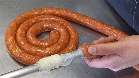 수제소세지 Handmade Sausage Making Mexican Chorizo Sausage Youtube