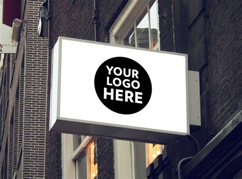 Freelancers offer online shop sign board design services to help you get your jobs done quickly. 8 Free Wall Mounted Backlit Shop Sign Board PSD Mockups ...