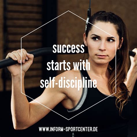 Success Starts With Self Discipline