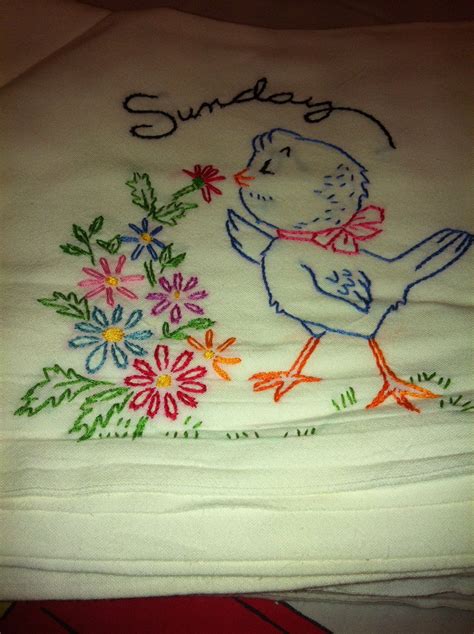 days-of-the-week-hand-towels-hand-embroidery-patterns,-hand-towels,-hand-embroidery