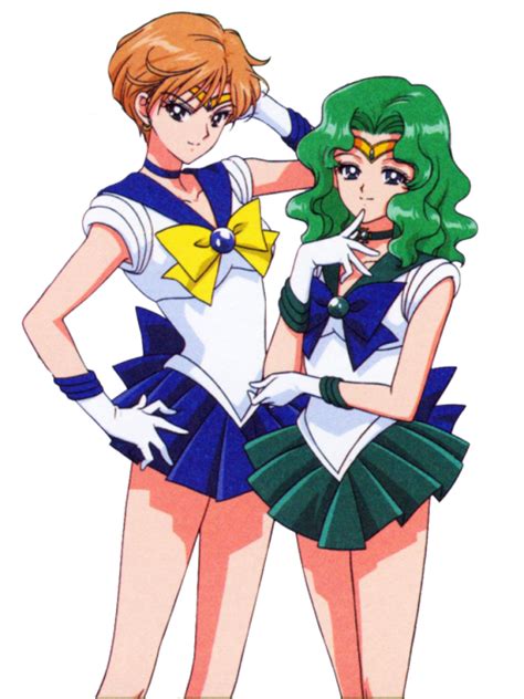 Sailor Uranus And Sailor Neptune Sailor Moon Manga Sailor Uranus