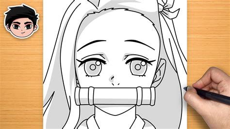 Dessin Animé Facile Comment Dessiner Nezuko Kamado De Demon Slayer