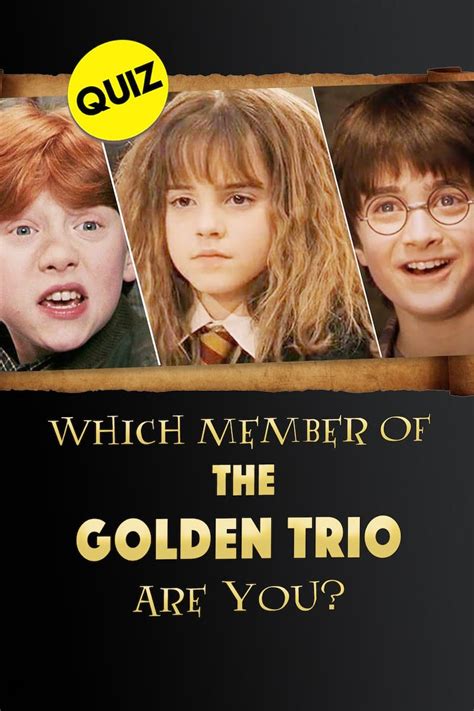 Harry Potter Quiz Which Member Of The Golden Trio Are You Harry