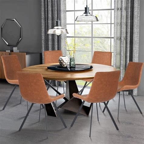 Shop Carson Carrington Ido Ultra Modern Leather Upholstered Dining