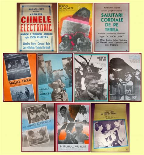 10 Afise Romaniafilm Era Comunista Lot 2 Cinema Epoca De Aur Anii