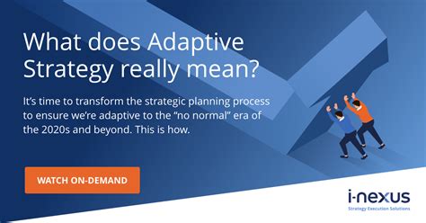What Does Adaptive Strategy Really Mean Webinar I Nexus
