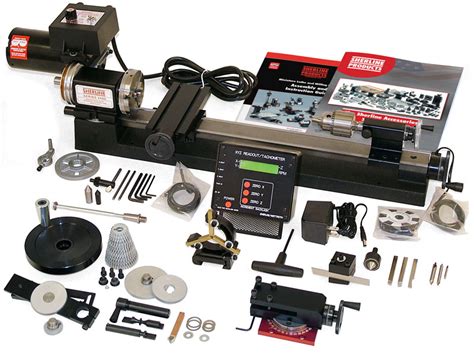 17″ Benchtop Lathe With Dro Package C Sherline Products