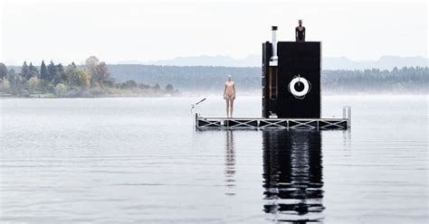 Theres A Floating Sauna On A Lake In Seattle Contemporist