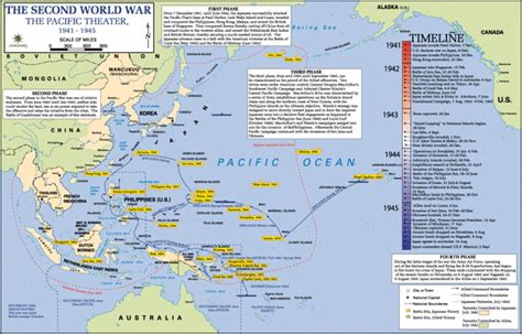 Wwii Pacific Overview Map And Timeline Wwii Timeline Wwii History War