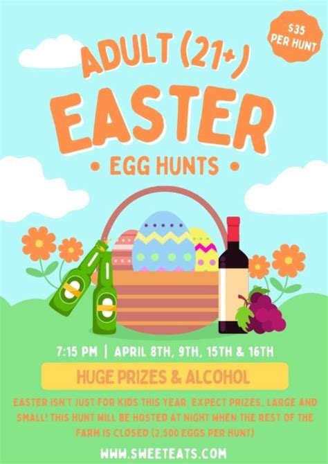 2023 Easter At Sweet Eats Fruit Farm Adult Easter Egg Hunts Sweet