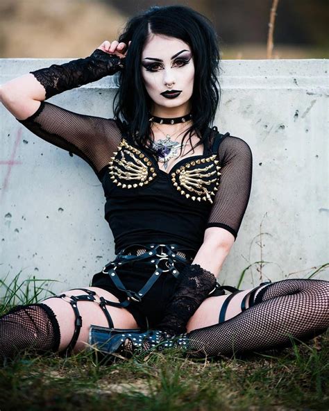 The Black Metal Barbie Theblackmetalbarbie • Instagram Photos And Videos Black Metal Girl