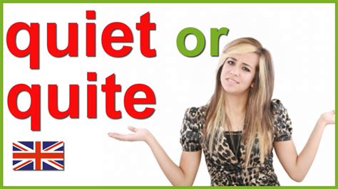Quiet or quite | Confusing English words - YouTube