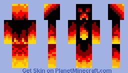 Ayo download tool skin ff sekarang juga! Amazing Fire Creeper ! Minecraft Skin