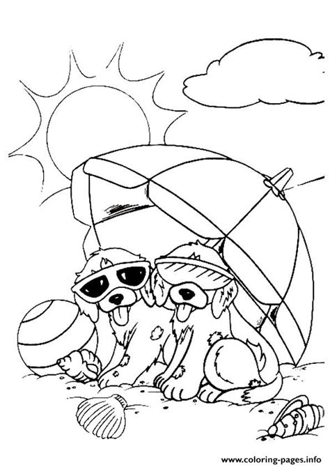 Puppies Spotty And Dotty A4 Coloring Page Printable