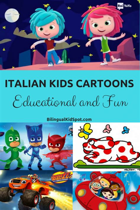 Italian Cartoons For Kids And Adults To Help Learn Italian