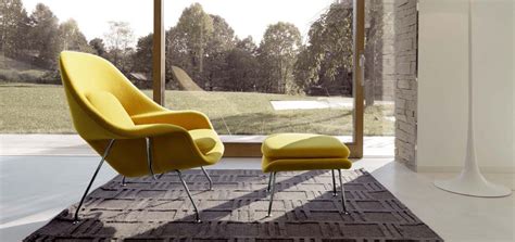 The knoll saarinen womb chair reflects eero saarinen's desire to create a modern lounge chair that derived its comfort from its shape—not its cushioning. Womb Chair | Knoll
