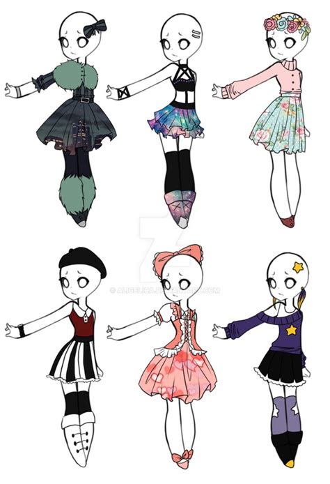 Cheap Adorable Outfits Closed By Aligelica On Deviantart Drawing