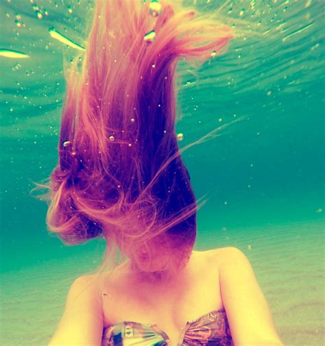 Hair Looks Good Under The Water Always Reminds Me Of Mermaids