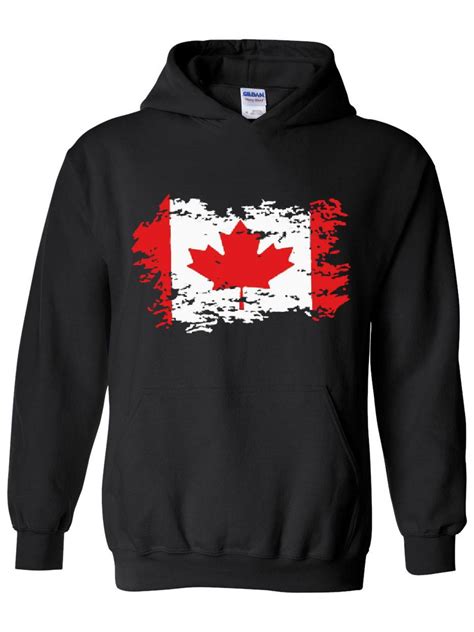 Iwpf Unisex Canada Flag Hoodie Sweatshirt