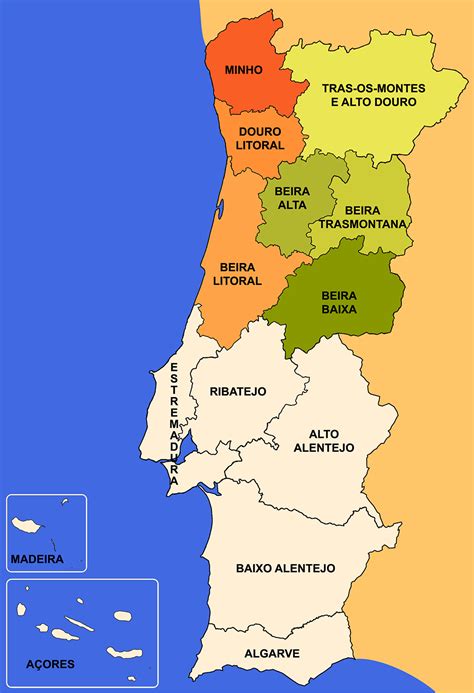 Provincias De Portugal Mapa Html World Map Sexiz Pix
