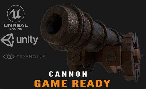 Artstation Cannon Game Ready Assets Game Assets