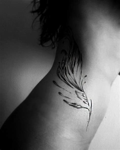 Feather Tattoo Perfect Placement ] Dream Tattoos New Tattoos Cool Tattoos H Tattoo Tattoo