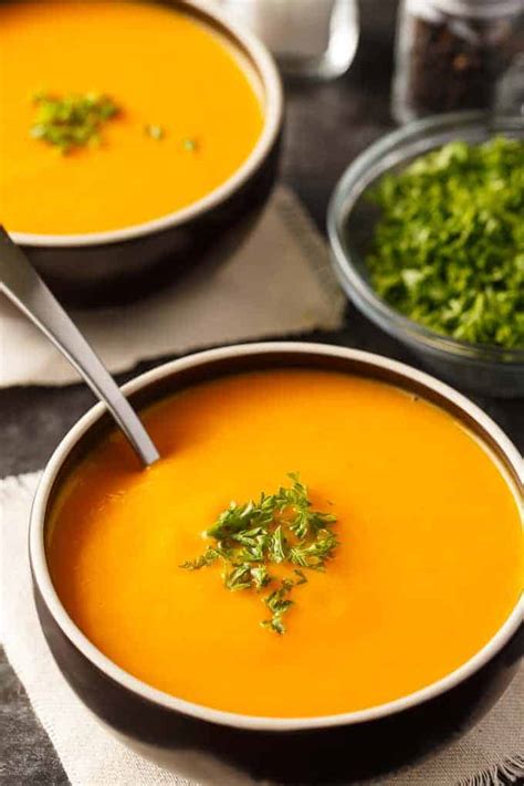 Adjust seasoning again before serving. Cream of Carrot Soup - Simply Stacie