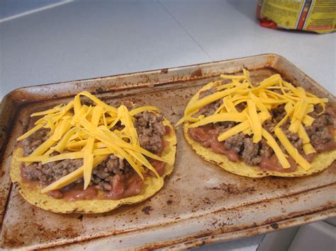 If you like taco bell's chalupas, you will love these homemade mexican chalupas. My Homemade Life: Chalupas or Tostadas