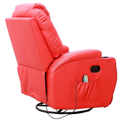 westwood bonded leather massage recliner chair cinema sofa armchair swivel heat ebay