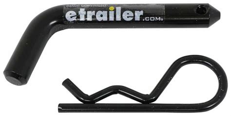 etrailer trailer hitch pin and clip for 1 1 4 hitches 1 2 diameter x 2 1 2 span etrailer
