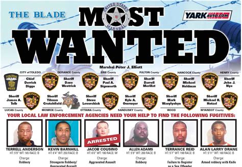 Most Wanted Page Reader Tips Help Police Nab 500 Suspects The Blade