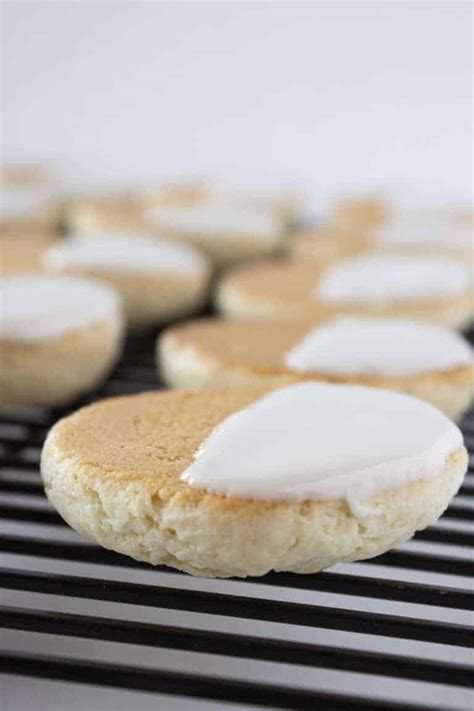 Half Moon Cookies Recipe With A Cake Mix Practically Homemade
