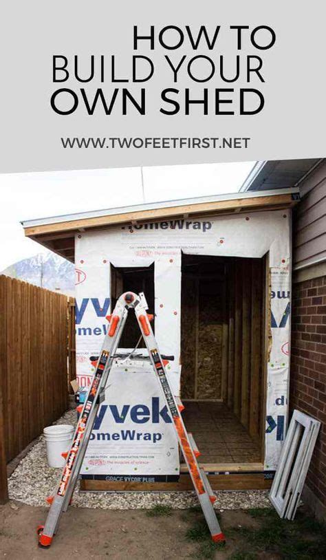 Remember, as stated above, this process is much easier if you have your shed floor already built, but not your walls. Build a Lean-to Roof for a Shed | Lean to roof, Shed plans ...