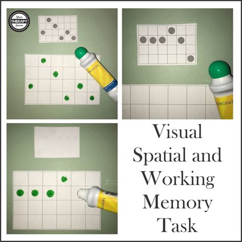 Visual Spatial And Working Memory Task Your Therapy Source