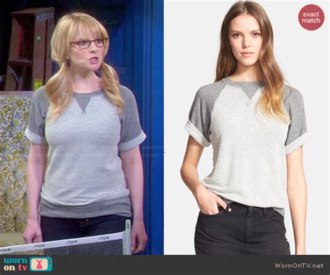 Wornontv Bernadettes Grey Sweatshirt On The Big Bang Theory Melissa
