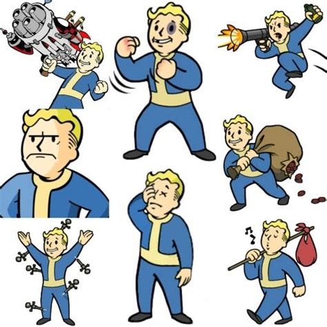Vault Boy Easy Cartoon Drawings Boy Drawing Fallout T