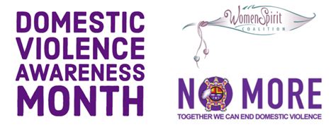 October Is Domestic Violence Awareness Month Womenspirit Coalition