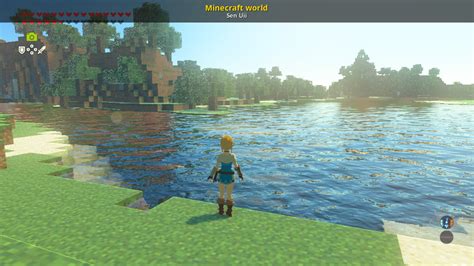 Minecraft World The Legend Of Zelda Breath Of The Wild Switch