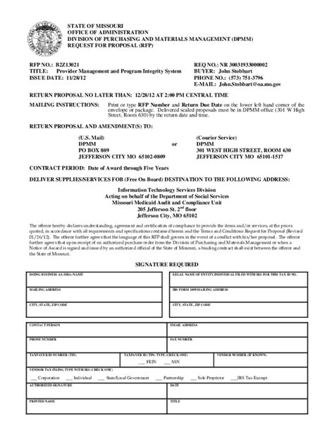 Government Document Template Fill Online Printable Fillable Blank