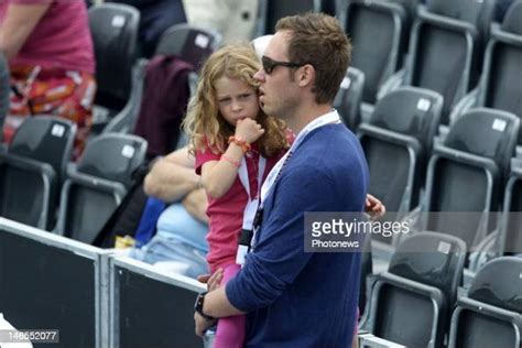 Kim Clijsters Husband Bryand Lynch And Her Daughter Jada Watch The